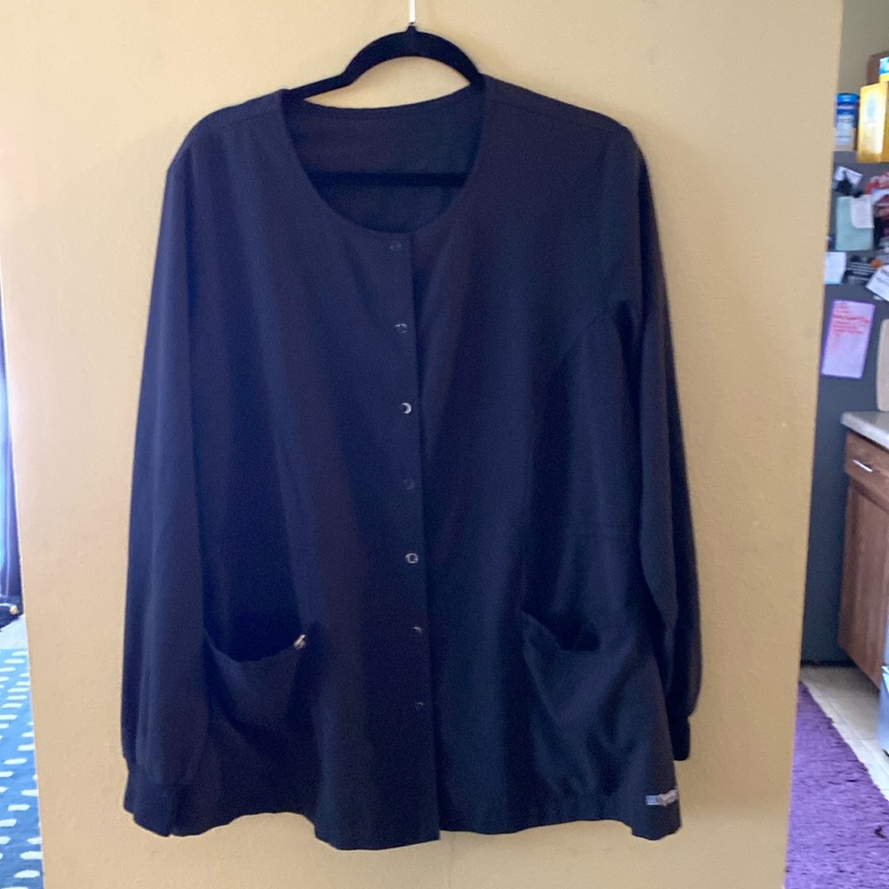 Black Scrub Coat